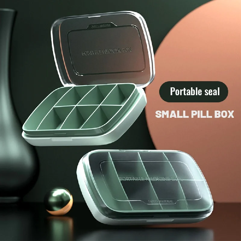 Wöchentlicher Pillenorganizer Tabletten-Aufbewahrungsbox Reise-Etui Medikamentenspender Plastik-Medizinbox Feuchtigkeitsbeständige Pillendose