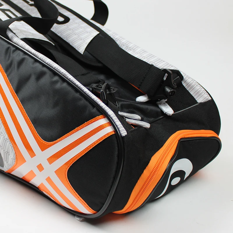 Kopf Tennis schläger Tasche große Kapazität 3-6 Stück Tennis Rucksack Badminton Gymbag Squash Schläger Tasche mit getrennten Schuhen Tasche