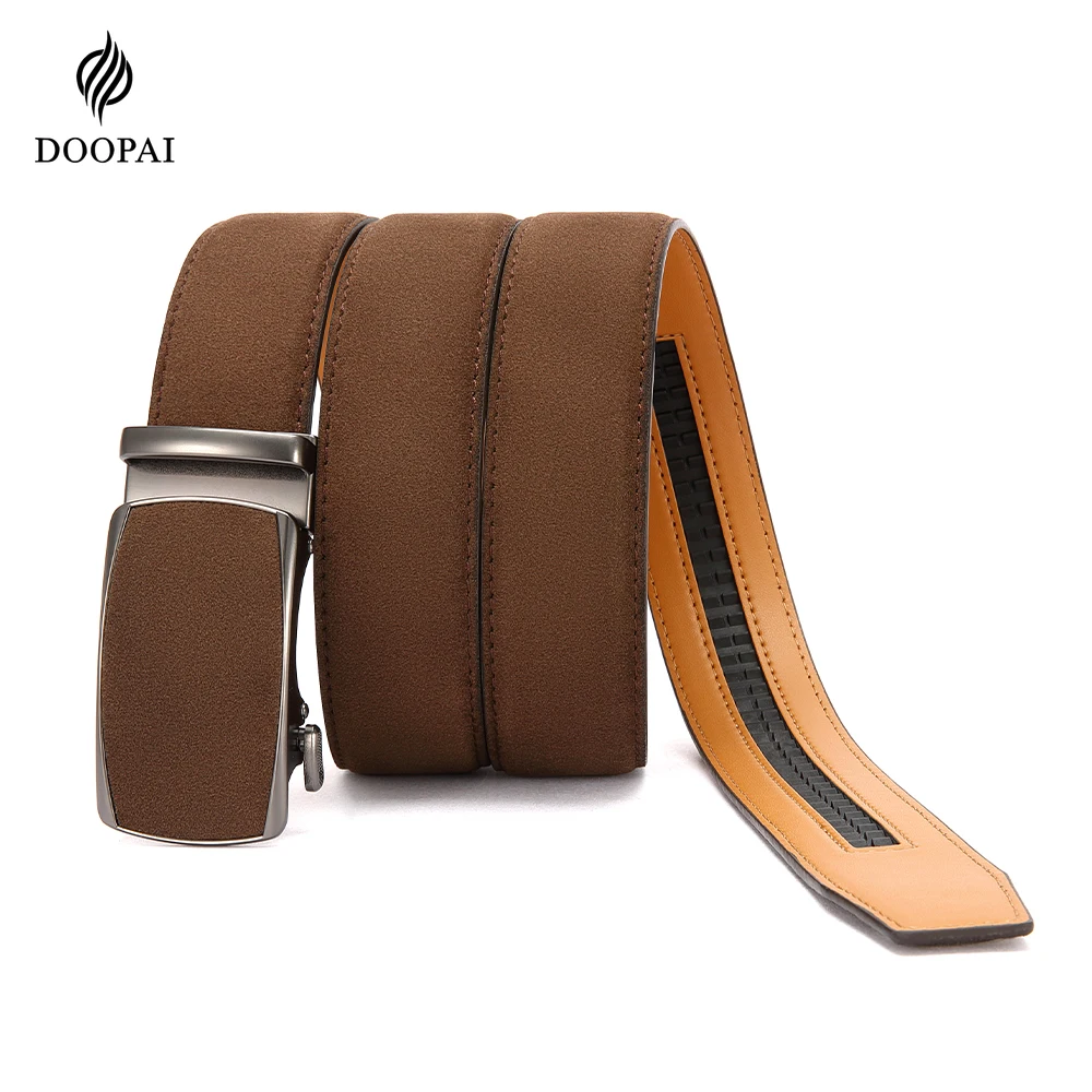 Herren-Ledergürtel Mode Automatische Schnalle PU Herrengürtel Luxus Business Designer Schwarz Braun 115 125 135cm