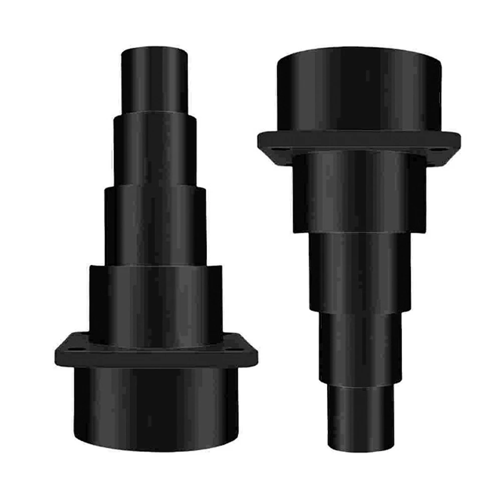 TPE-Based Vacuum Hose Adapter with Five-Step Taper for Enhanced Seal and Noise Reduction in For Dust Extraction