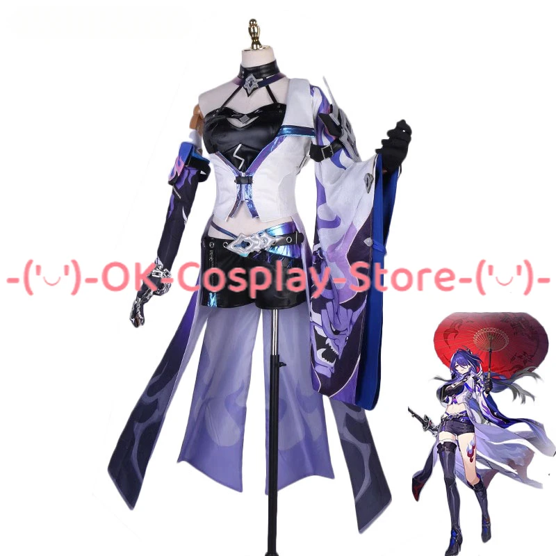 

Game Honkai Star Rail Acheron Cosplay Costume Women Cute Party Suit Halloween Carnival Uniforms Anime Clothing Custom Made