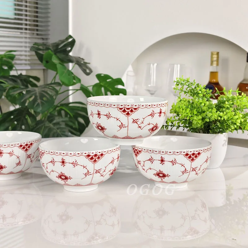 

Bone China Coffee Cups with Saucers Tea Cups Tableware Perfect for Morning Coffee Afternoon Tea Daily Use and Home Dining Meals