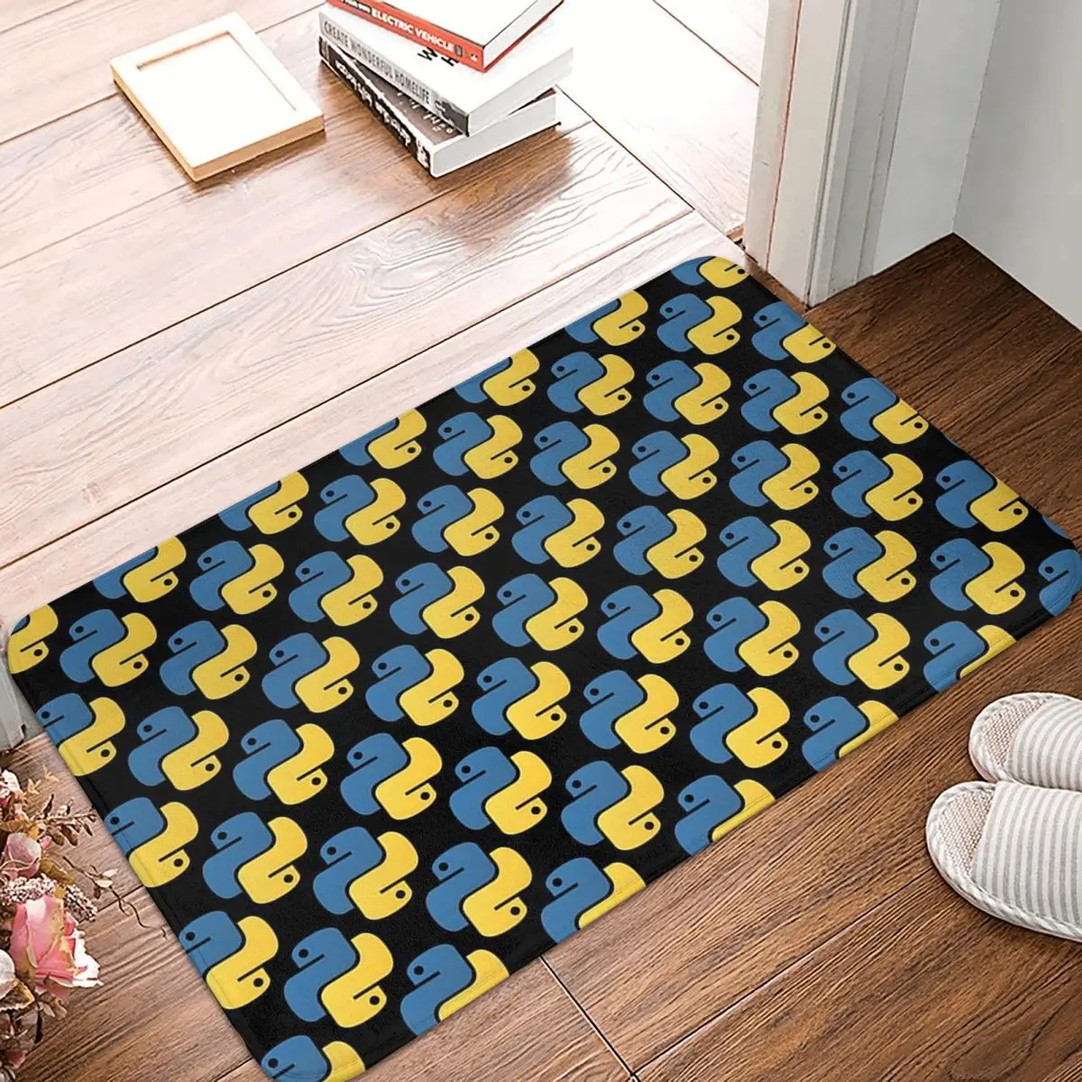 Python And So On Non-slip Doormat Floor Mat Washable Carpet Rug for Kitchen Entrance Home Bathroom Living room Footpad Mats