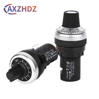 WIW22S Frequency Converter Precision Speed Regulation Potentiometer 1K 2K 10K 20K Scale Dial Knob Cap