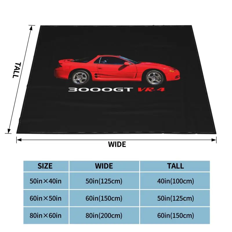 Mitsubishi 3000Gt Vr4 Blanket Thick Fashion High-Quality Bedding Throws Family Expenses