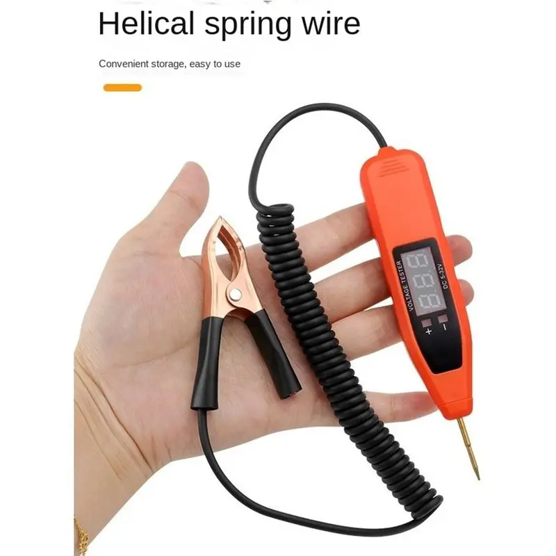 For Car Voltage Tester 5-32V Digital Electrical Circuit Pen Electric Power Probe Diagnostic Tool For Car
