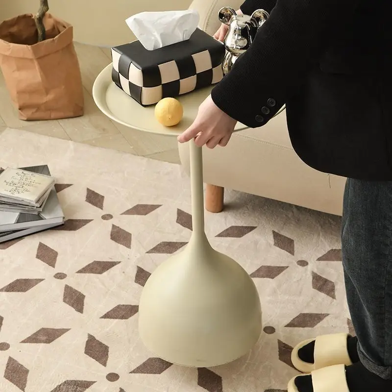 Cream Style Small Side Table Balcony Storage Shelf Coffee Tea Table for Living Room Sofa Couch