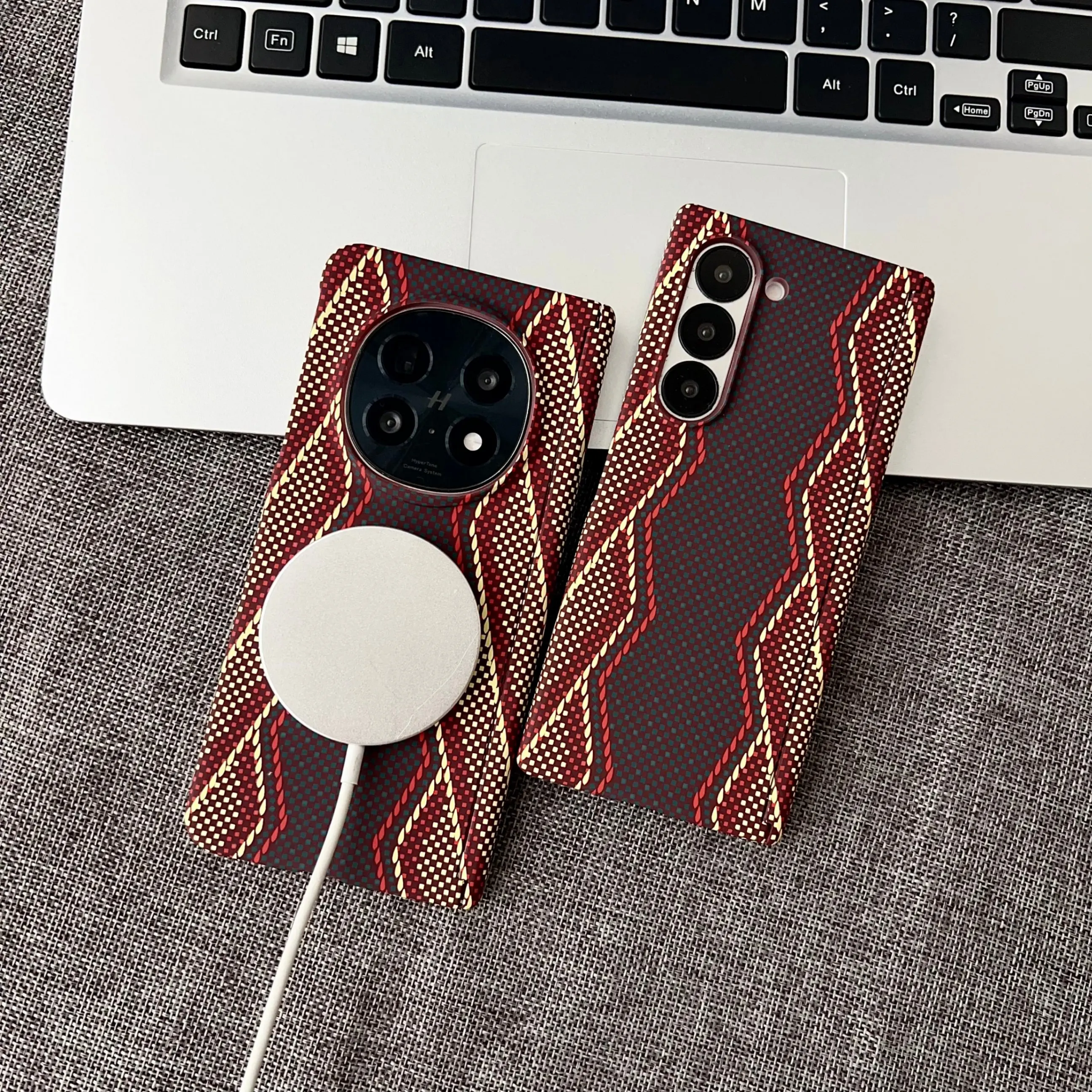 

Подходит для Samsung Galaxy Z Fold7, чехол для мобильного телефона, магнитный рельефный чехол W25, защитный чехол, твердый корпус, ультратонкий матовый, тонкий