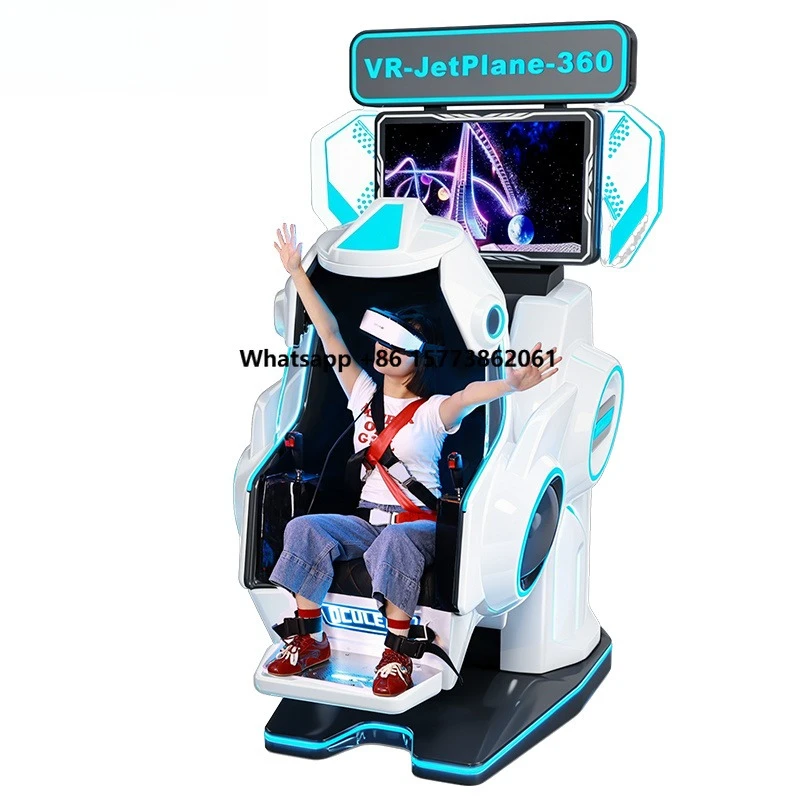 VR 360 Roller Coaster Flight Simulator 2027 New Manufacturer 5D 9D Virtual Reality Flying Cinema Insert Coin Arcade Game Machine