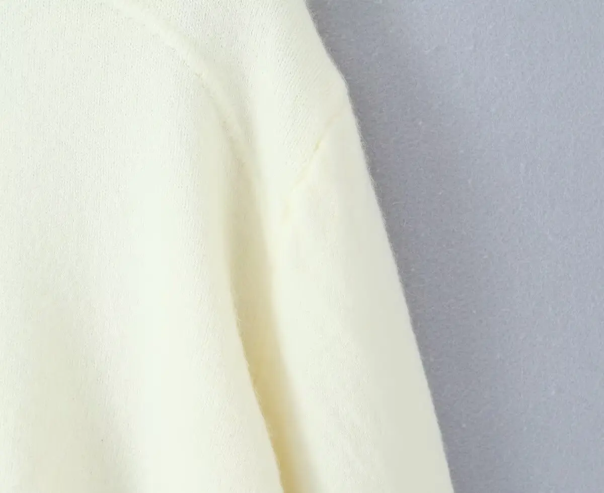 Pull court irrégulier de style paresseux, petit nouveau produit, niche ample, doux et gluant, nouveau haut