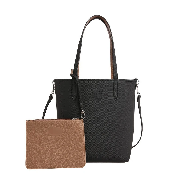 26 new double-sided dual-purpose single-shoulder hand and mother bag thickened shopping bag commuter trend versatile women's bag view 4