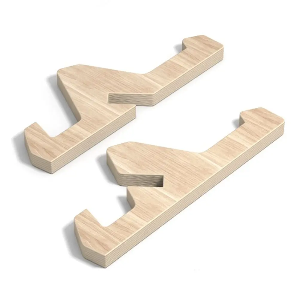 Wooden Texture Skateboard Stand Sitting Bracket Multi-Functional Skateboard Display Stand Convenience Stable Support