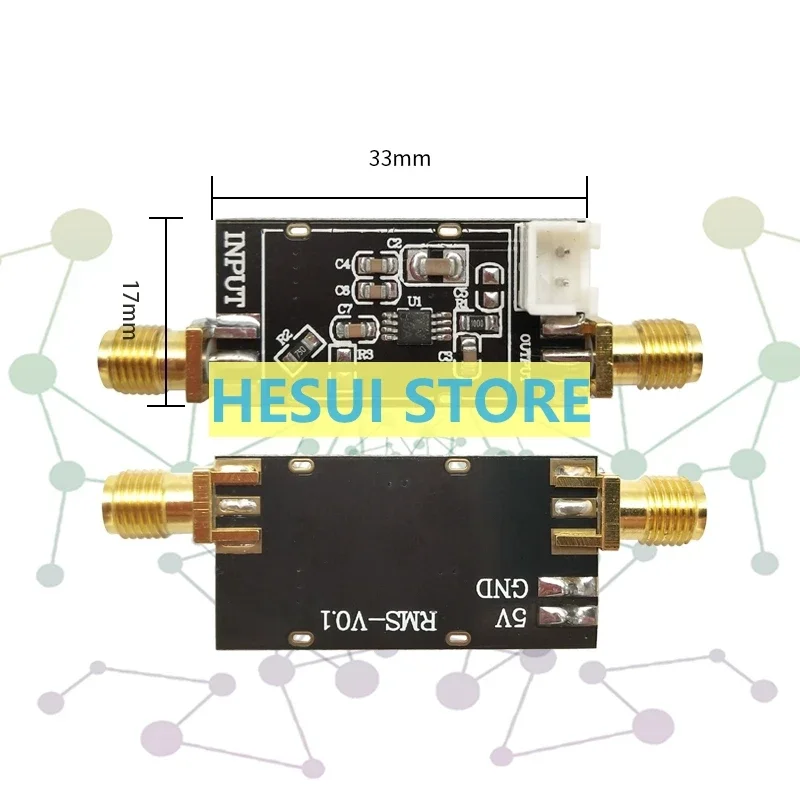 AD8361 module average response amplitude modulation RF power detector low frequency to 2.5GHz power meter
