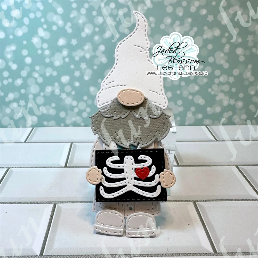 Gnome Medical Add Ons Metalen Stansmessen Stempels DIY Scrapbooking Fotoalbum Decoratieve Embossing Papieren Kaart Ambachten Sterven