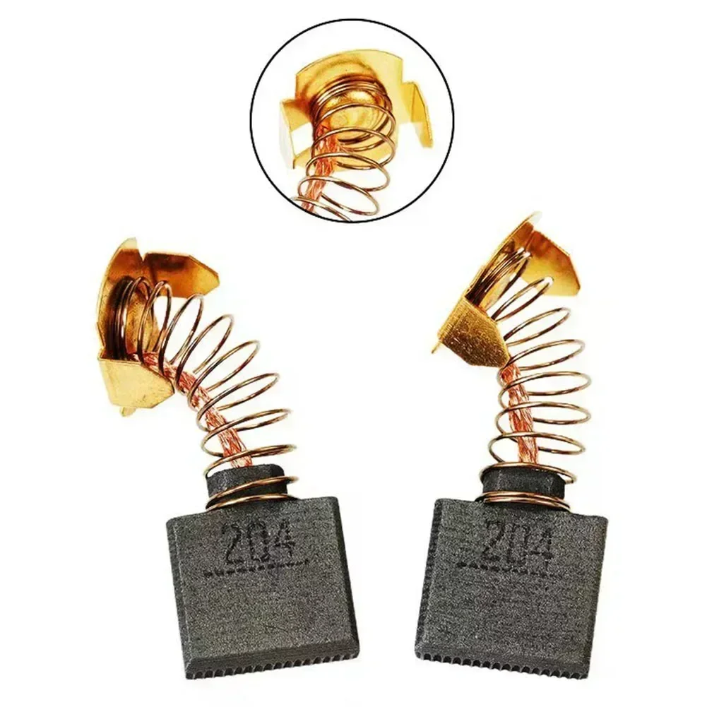 

10 шт. угольная щетка для CB204 CB203 CB202 CB200 191953 -5 191957 -7 Угловая шлифовальная машина Детали электроинструмента Угольные щетки