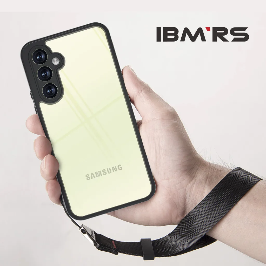 

IBMRS for Samsung Galaxy A34 [Military Design] Camouflage Hard Back Soft edges Cover Phone Case(Comes with wrist strap)