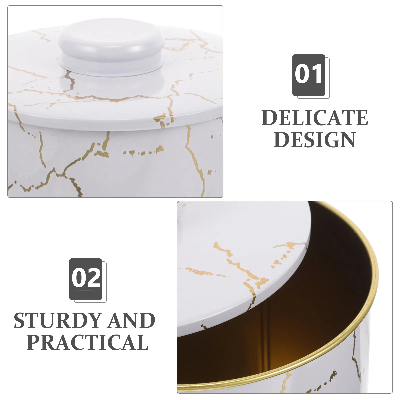 

2pcs Iron Bread Storage Box Cake Packaging Case For Cheese Dessert Home Cafe Use Thickened Food Container Muffin Cake