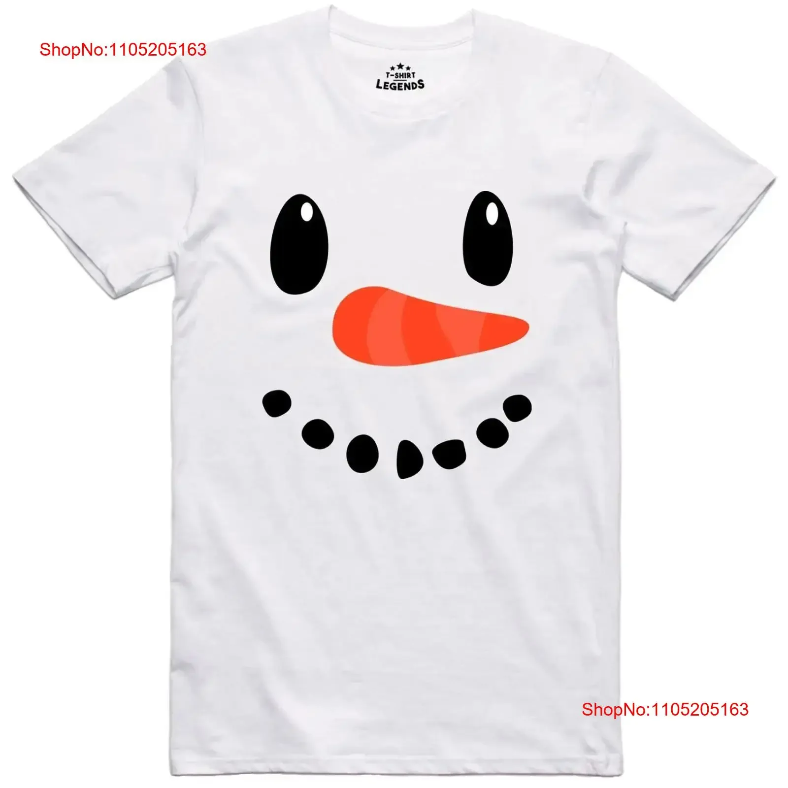 

q634 Mens Christmas T Shirt Snowman Face Novelty Festive Funny vintage Washed Unisex Casual Stretched Comfortable