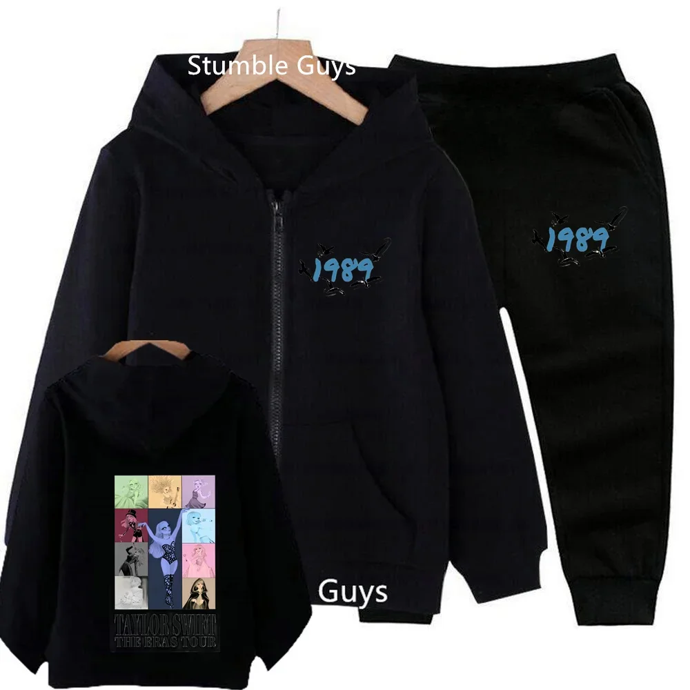 Taylor Swiftme Spring Zipper Hoodie Loose Sweatshirt for Boys and Girls