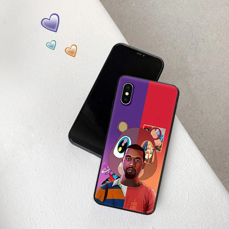 Fashion Power Kanye Omari West Silicone Soft Phone Cases Cover for Apple iphone 15 Pro Max SE 14 13 Plus 12 Mini 11 7 8 6s XS XR