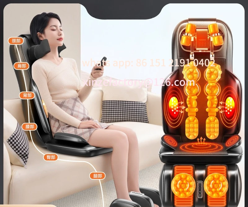

Customizable Massage Chair Cervical Spine Lumbar Massager Lumbar Neck Dual-purpose Kneading Neck Trapezius Massage Cushion