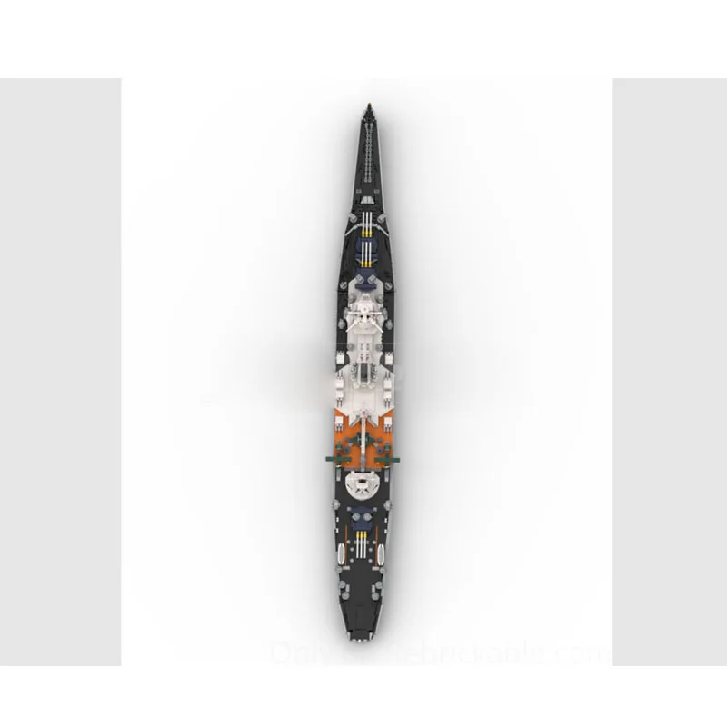 MOC-264083City Navigation Ocean Cruiser Battleship Building Block Model 5331parts Creative Boys Kids Birthday Christmas Toy Gift
