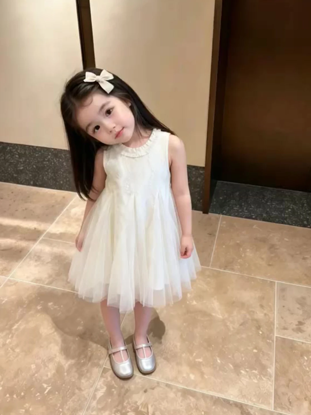 abito-estivo-sottile-per-ragazze-in-stile-coreano-gonna-bianca-da-principessa-manica-a-palloncino-manica-corta-design-a-colori-a-contrasto-abbigliamento-per-bambini