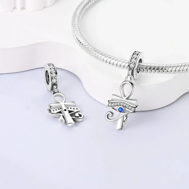 925 Sterling Silver Charm Fit Pandora Pulseira, Série Médica Jóias, Eletrocardiograma, Coração e Enfermeira Chapéu, Doutor, Original