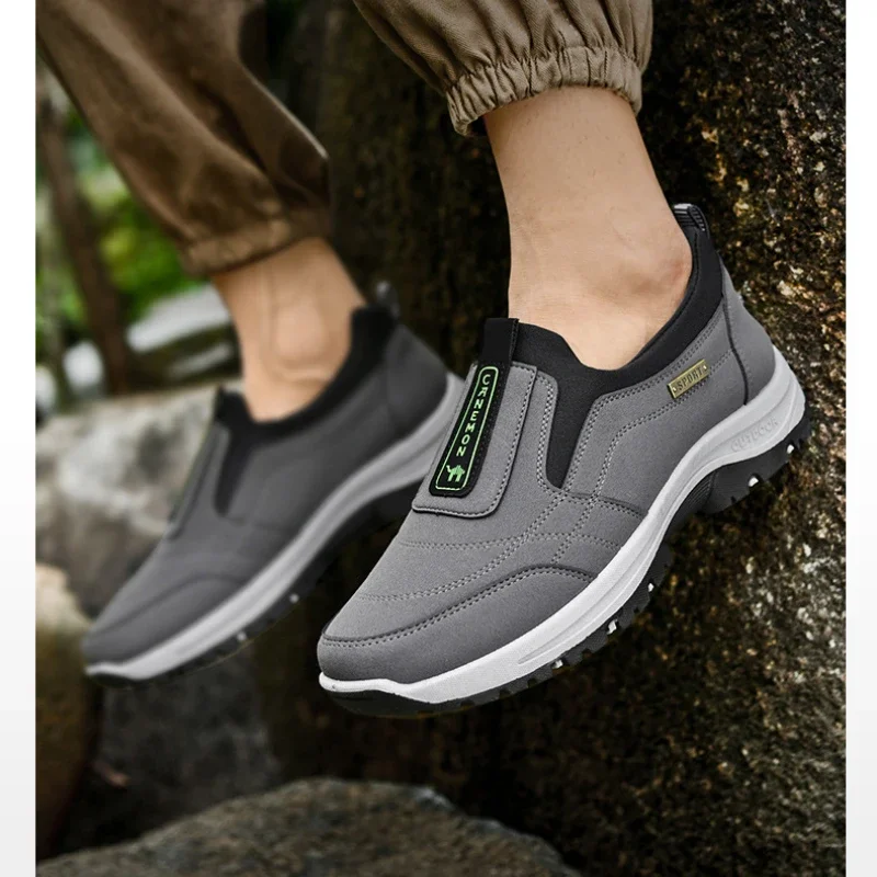 Zapatos Deportivos informales para hombre, mocasines antideslizantes para senderismo al aire libre, Camping, correr, trotar, talla grande, novedad