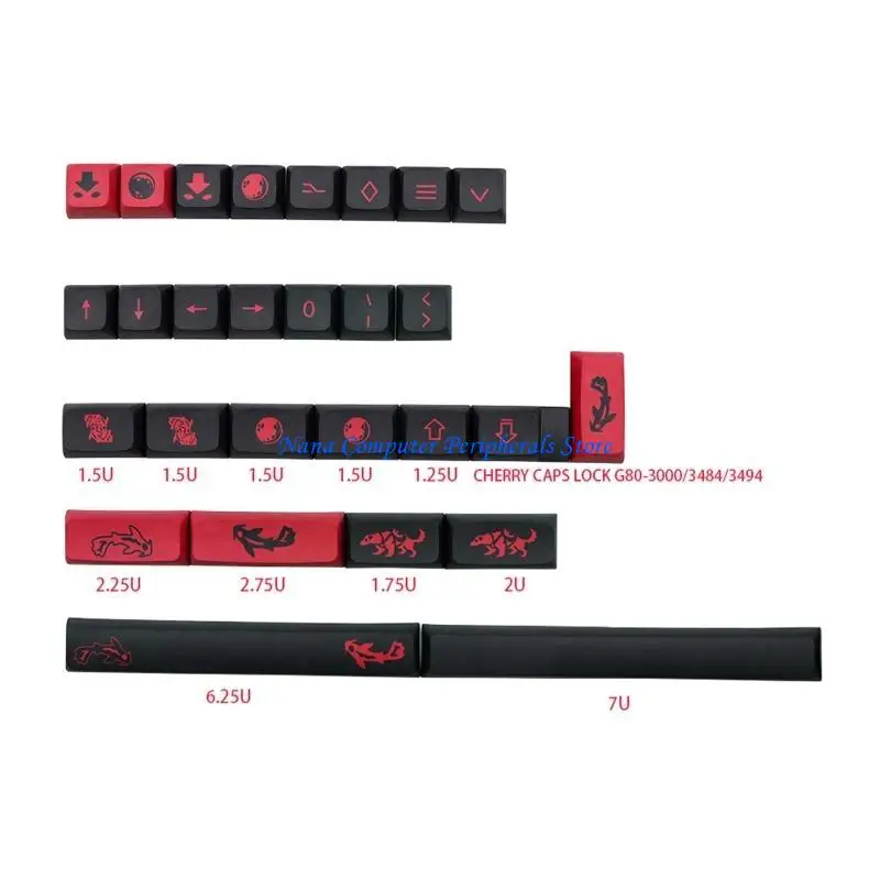 

F68C 132 PCS Mizu XDA Клюки клавиш