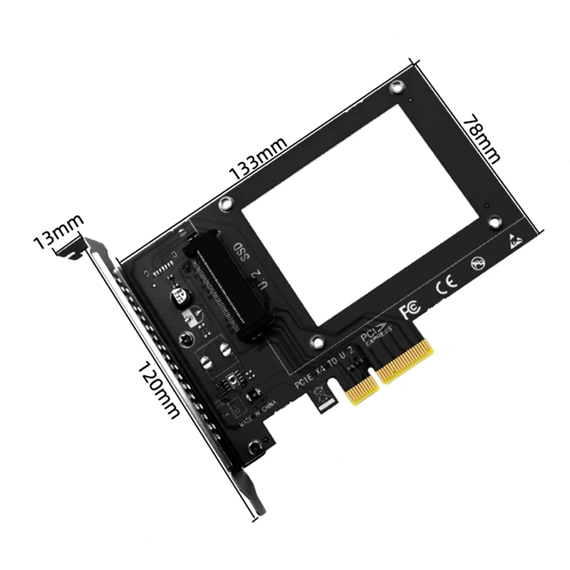 U. 2 dischi rigidi SSD a PCI-Express Gen3.0 4X 8X 16X slot adattatore Riser PCIE X4 7000 MB/S scheda universale PCI-E a U. 2