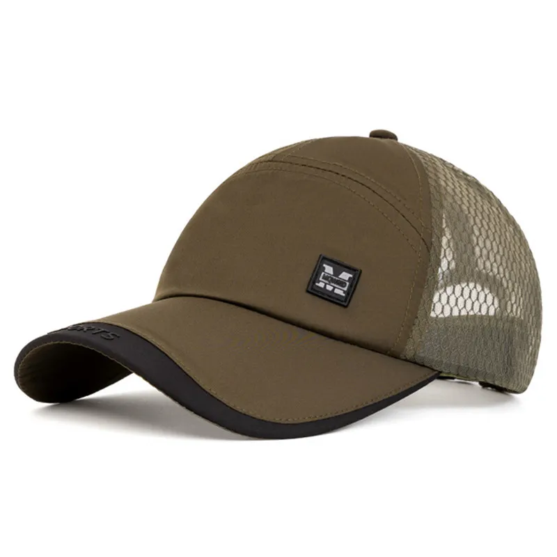 

New Summer Breathable Mesh Caps For Men Personality Trend Baseball Cap Camping Fishing Hat Golf Cap Snapback Cap Women's Hats