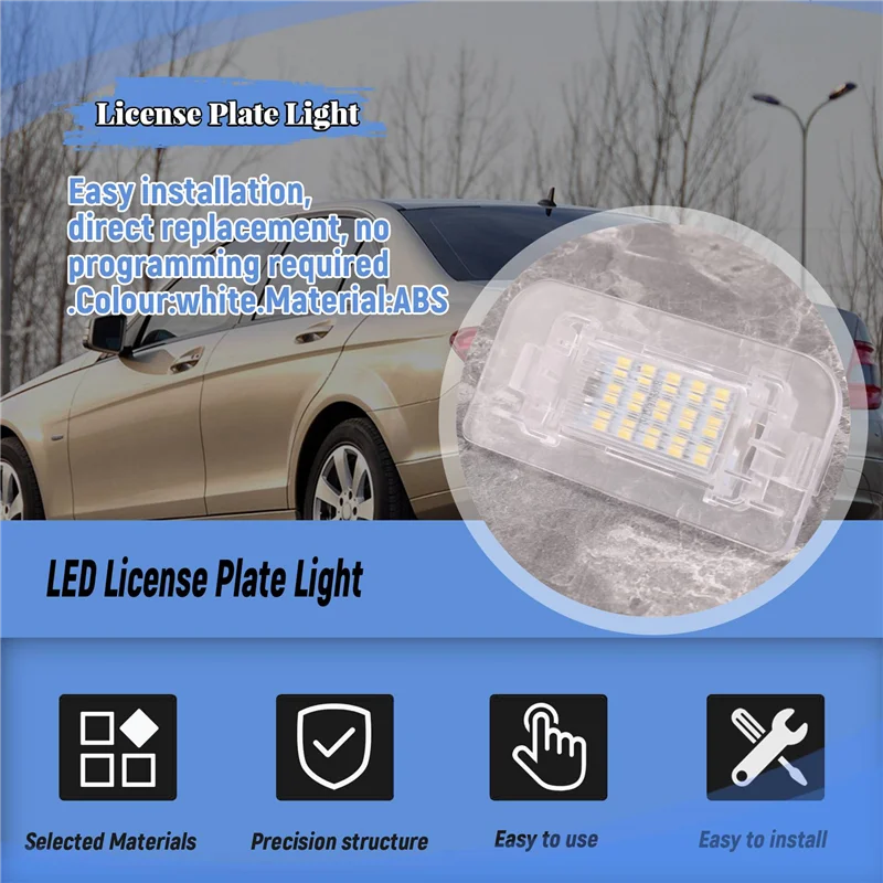 

A45F-Car Tail Light Is Suitable For Mercedes-Benz W242 W246 B-Klasse LED License Plate Light A2468201566 PZ168
