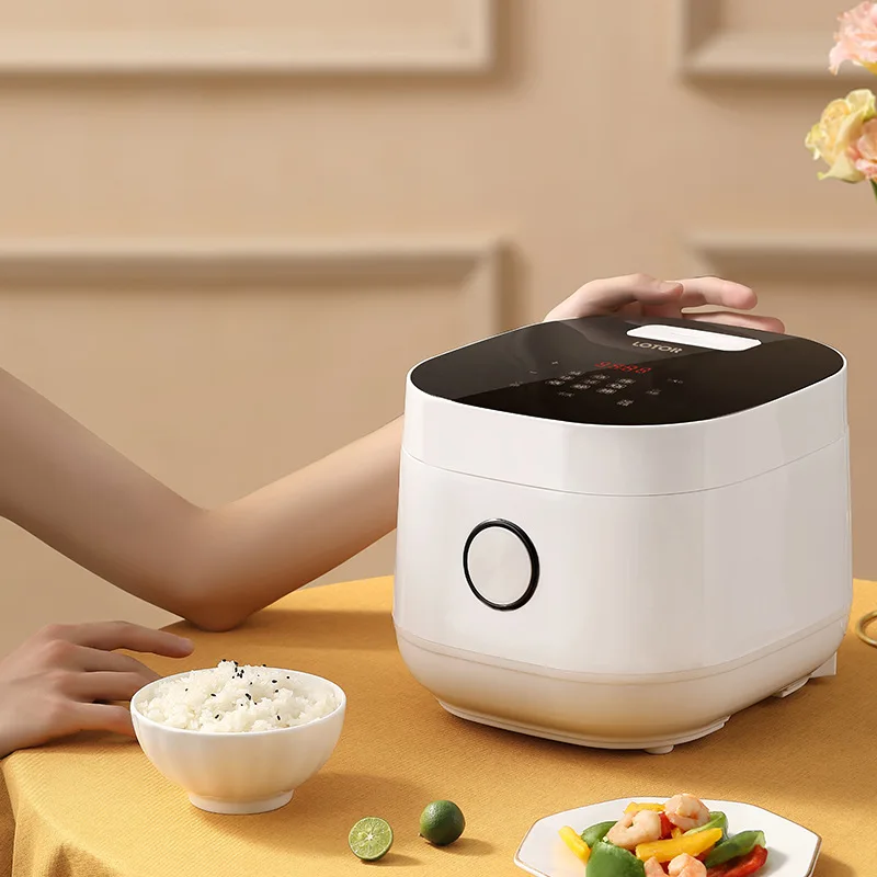 220V Household Intelligent Rice Cooker Soup Cooking Rice Cooker 3L Large Capacity Automatic Porridge Cooking Rice Cooker