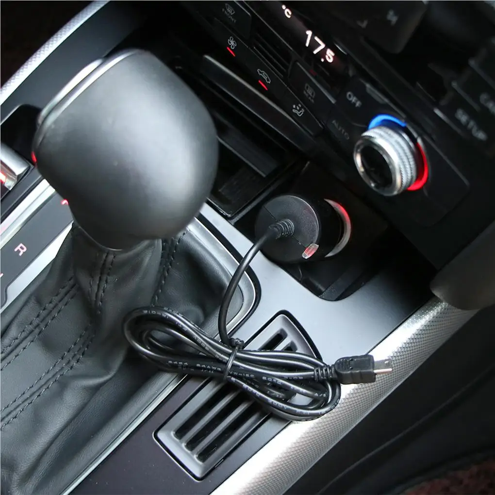 USB Car Power Charger Adapter Cable Prevention GPS Driving Recorder