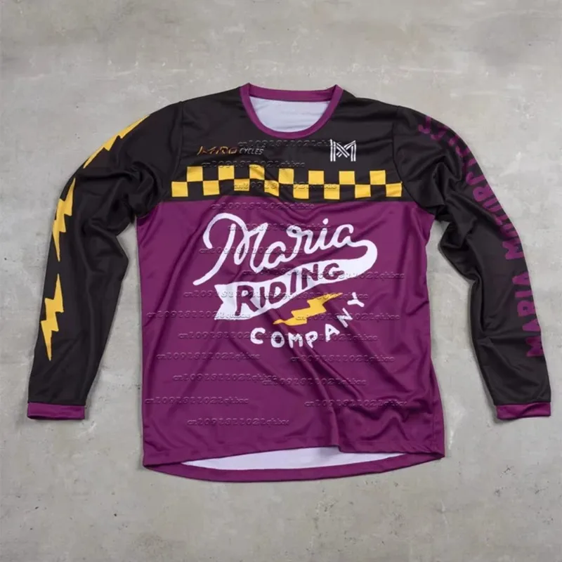 

2025 Men's Cycling Long Sleeved Sportswear MTB Enduro Off-road Motorcycle Sportswear, Cycling Motorcycle Racing Sportswear