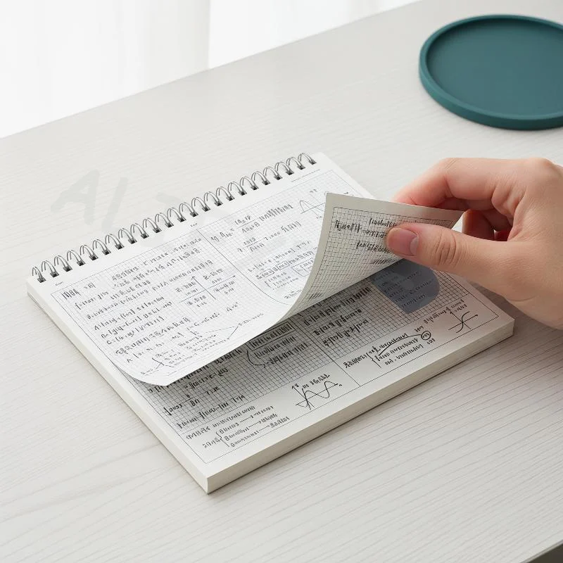 Multi-Functional Portable Coil Notebook B5 60 Sheets Thick Paper Notepad for Daily To-Do List Recording