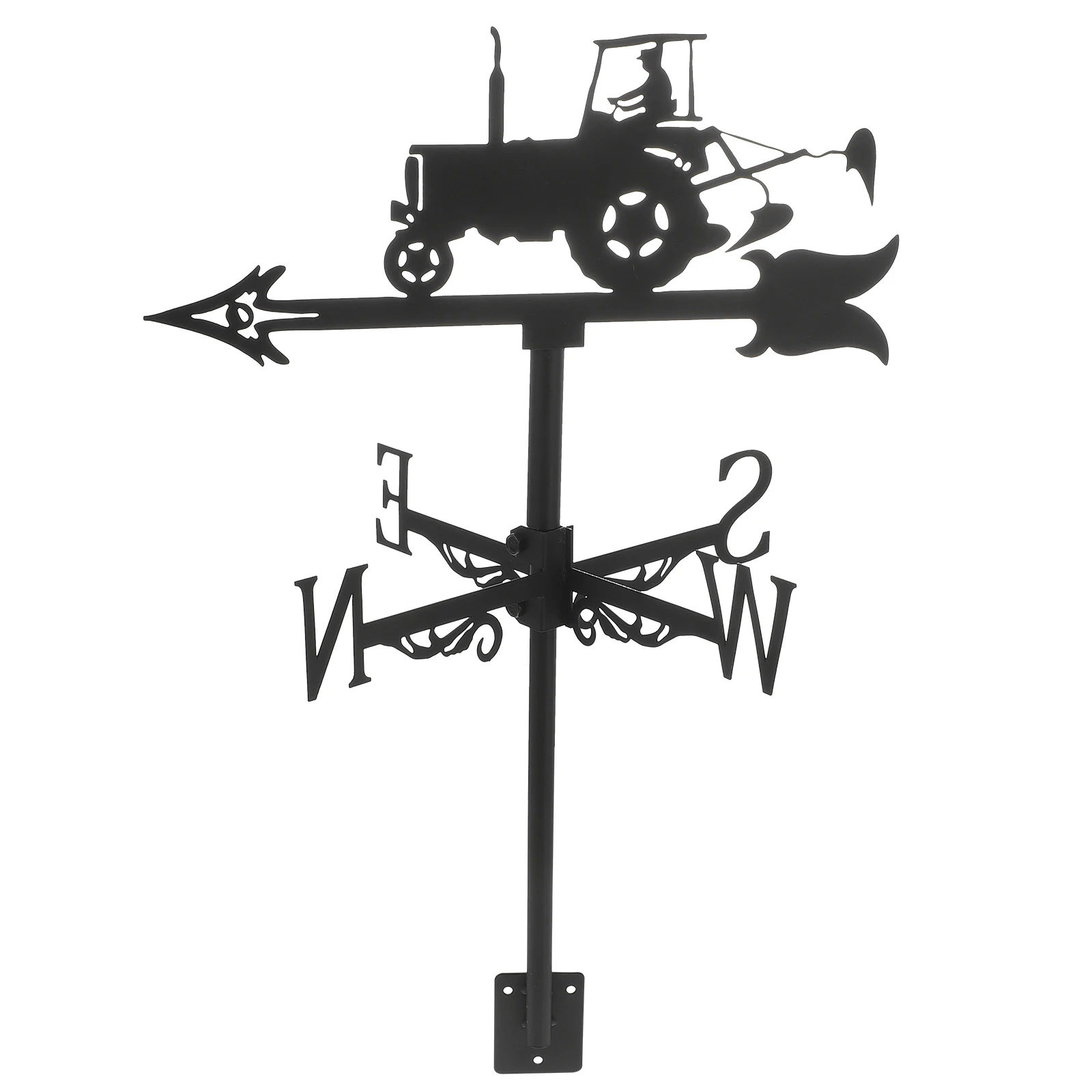 

Iron Art Weather Vane with Suitable for Roof Garage Lawn Meteorological Instrument Decorative Garden Accessory