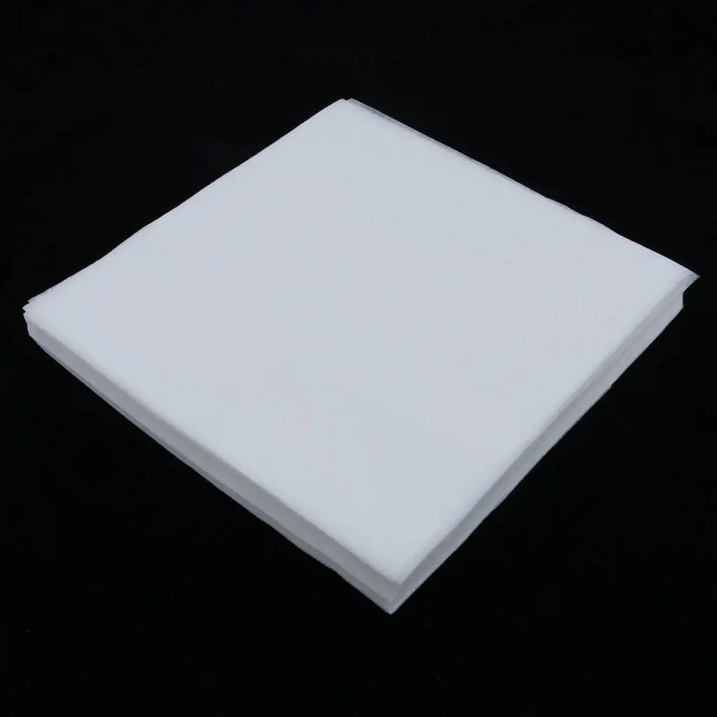 100PCS Non-woven Fabric Semen Gel Filters for Vet Animal Livestock Breeding