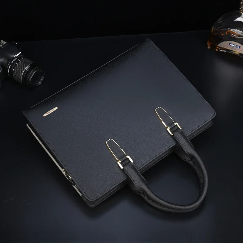 Password Lock Men's Bag Handbag Men's Horizontal Shoulder Bag Crossbody Briefcase Briefcase Men's  Cattle Leather Bag