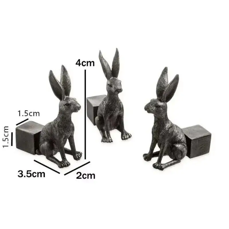 Fuuny 3 Pcs Flower Pot Feet Stand Animal Shape Cat Dog Plant Pots Risers Pad Outdoor Garden Resin Pot Foot Plant Bonsai Holders