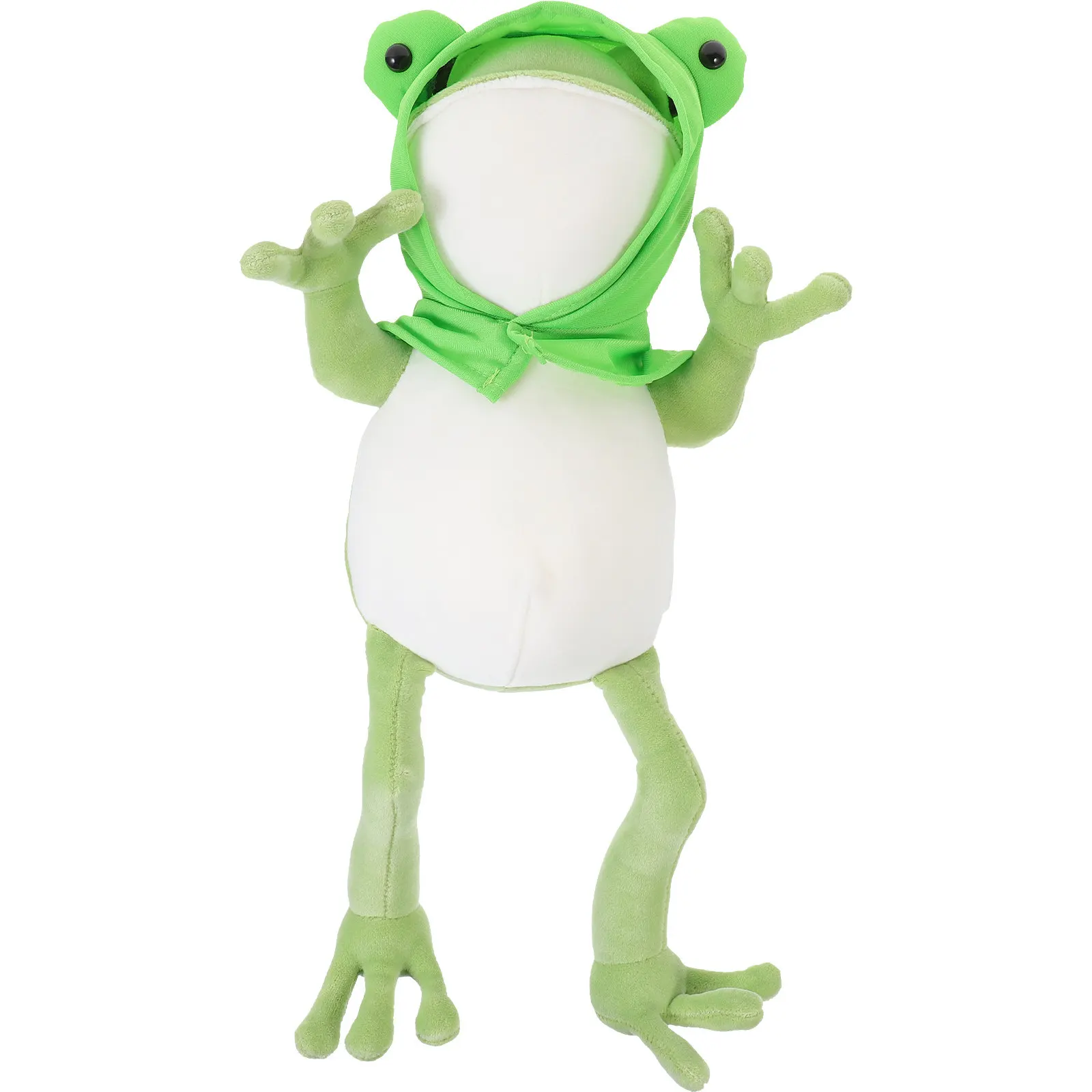

Lovely Cartoon Frog Stuffed Animal Made of Supple Comfortable Fabric Ideal Bed Sofa Desktop Decoration Household Animal