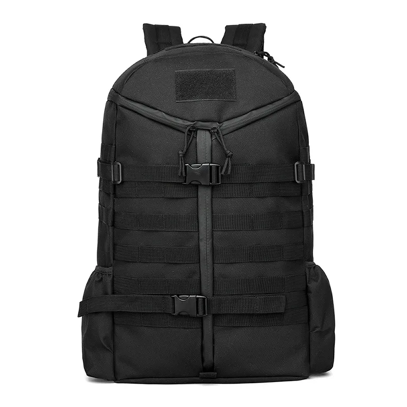56-75L Tactical Backpack Waterproof Molle Mountaineering Hiking Backpack Outdoor Hiking Camping Camouflage Mud Color Travel Bag