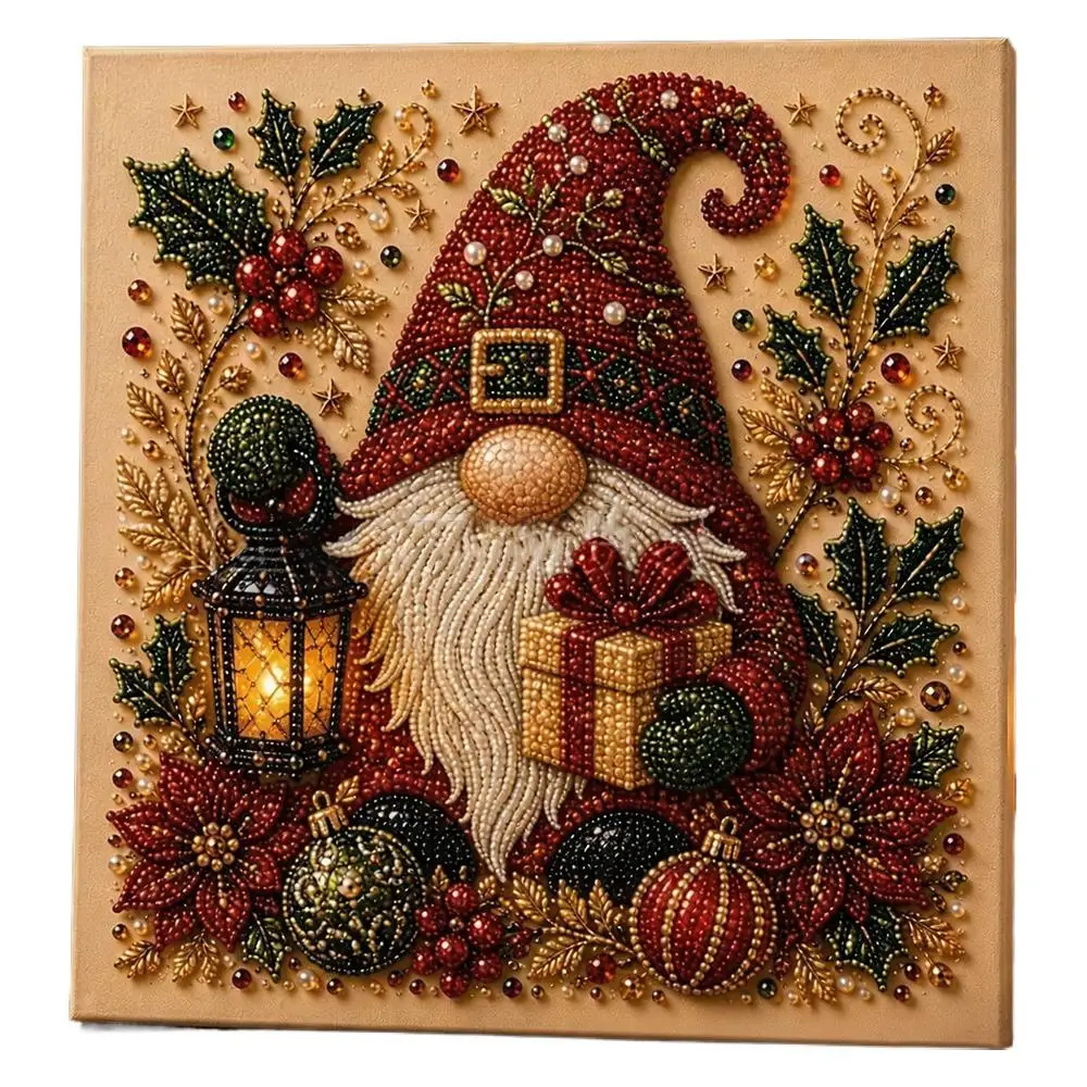 DIY Weihnachts-Perlenkunst-Set 20x20cm Diamantmalerei Weihnachts-Perlenkunst-Set Weihnachtsmann Elch Auto DIY Dekorationsmalerei 2026 – Detail 3