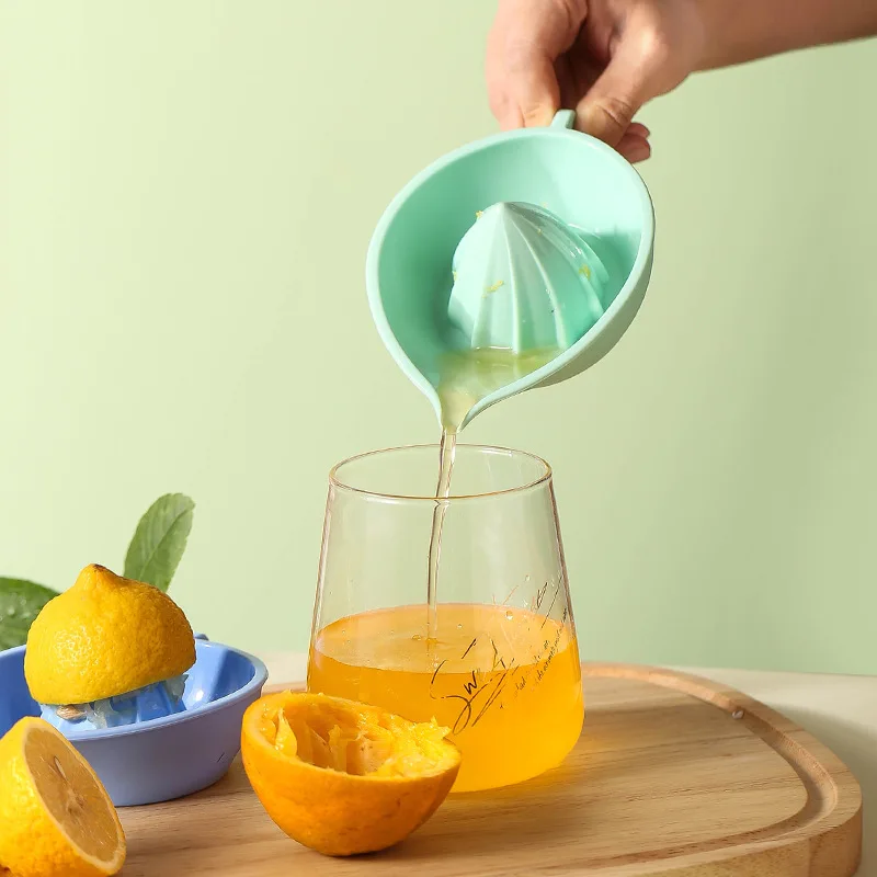 Manual Lemon Squeezer Portable Citrus Orange Juicer Fruit Vegetable Chopper Crusher Food Processor Silicone Kitchen Mini Blender