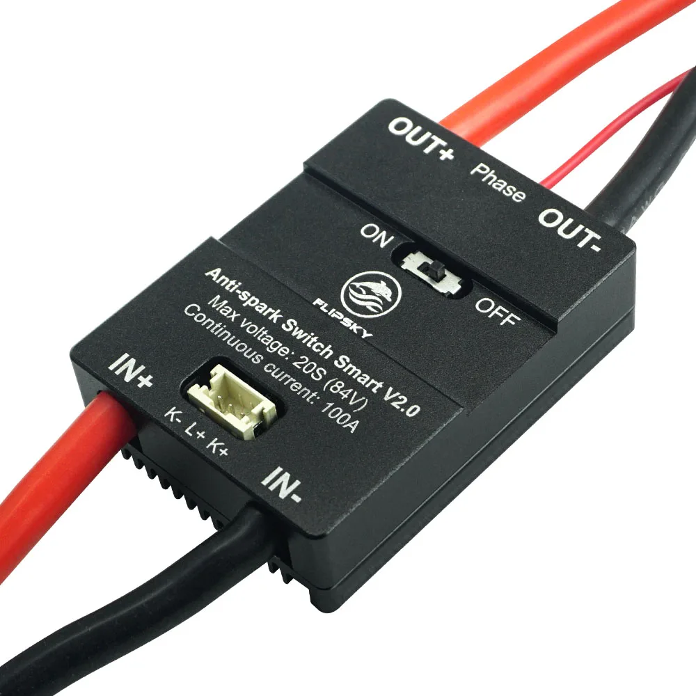 

Чехол Flipsky Alu PCB Anti-spark Switch Pro V2.0 200A, защита контактов для EBike/самоката/роботов/электрического скейтборда Longboard