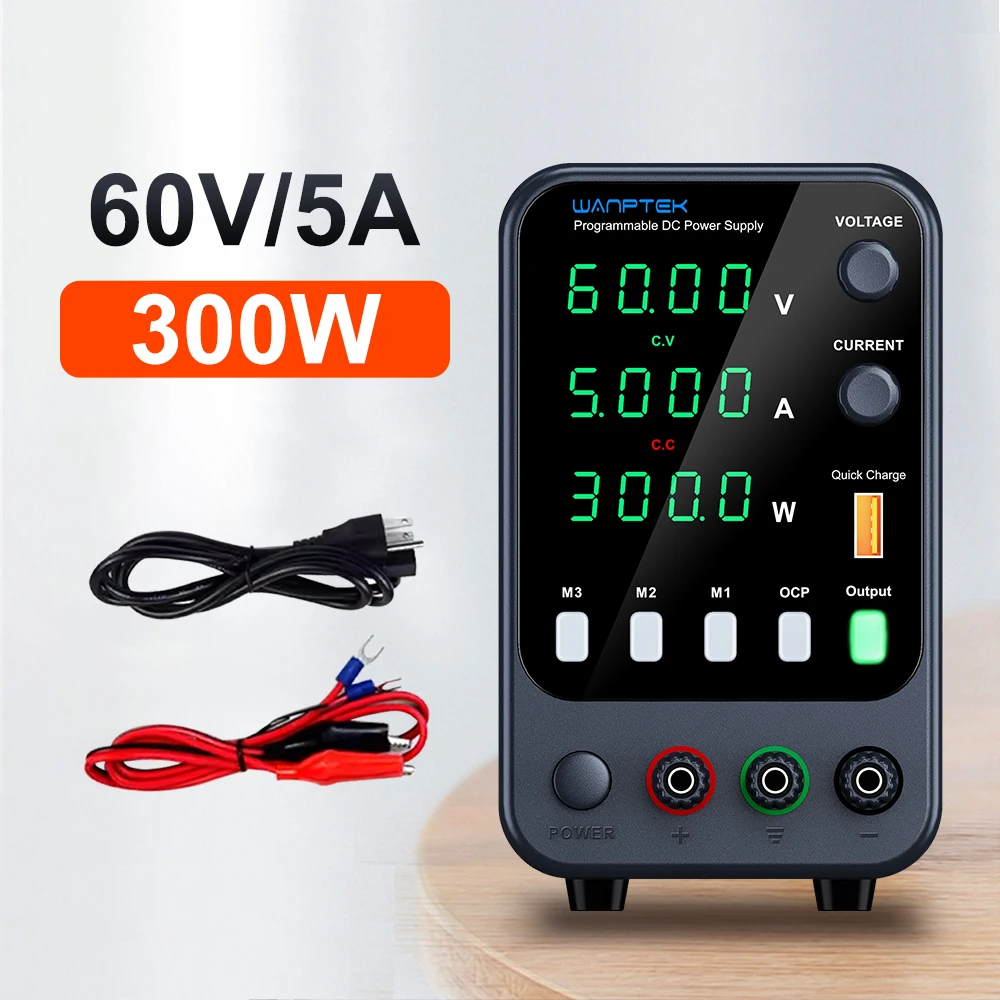 Wanptek DC Voeding 30V 10A 5A Variabele Bench Voeding Verstelbare Lab Voeding 60V 5A 120V 3A Spanningsregelaar