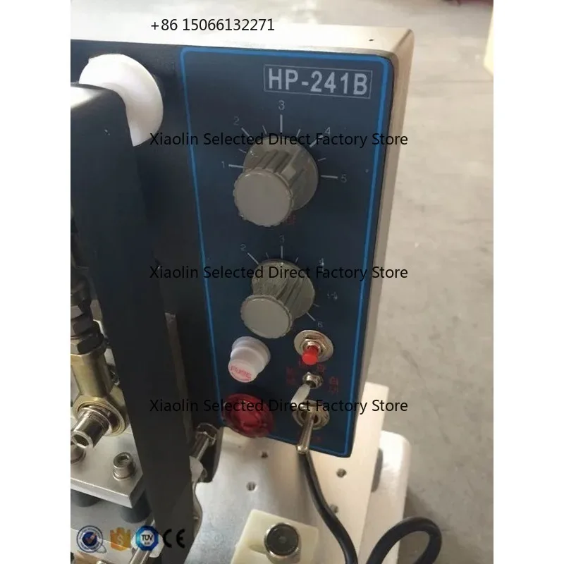 241B Packaging Factory Ribbon Embossed Hot Stamp Expiry Date Batch Coding Machine for Product Labeling