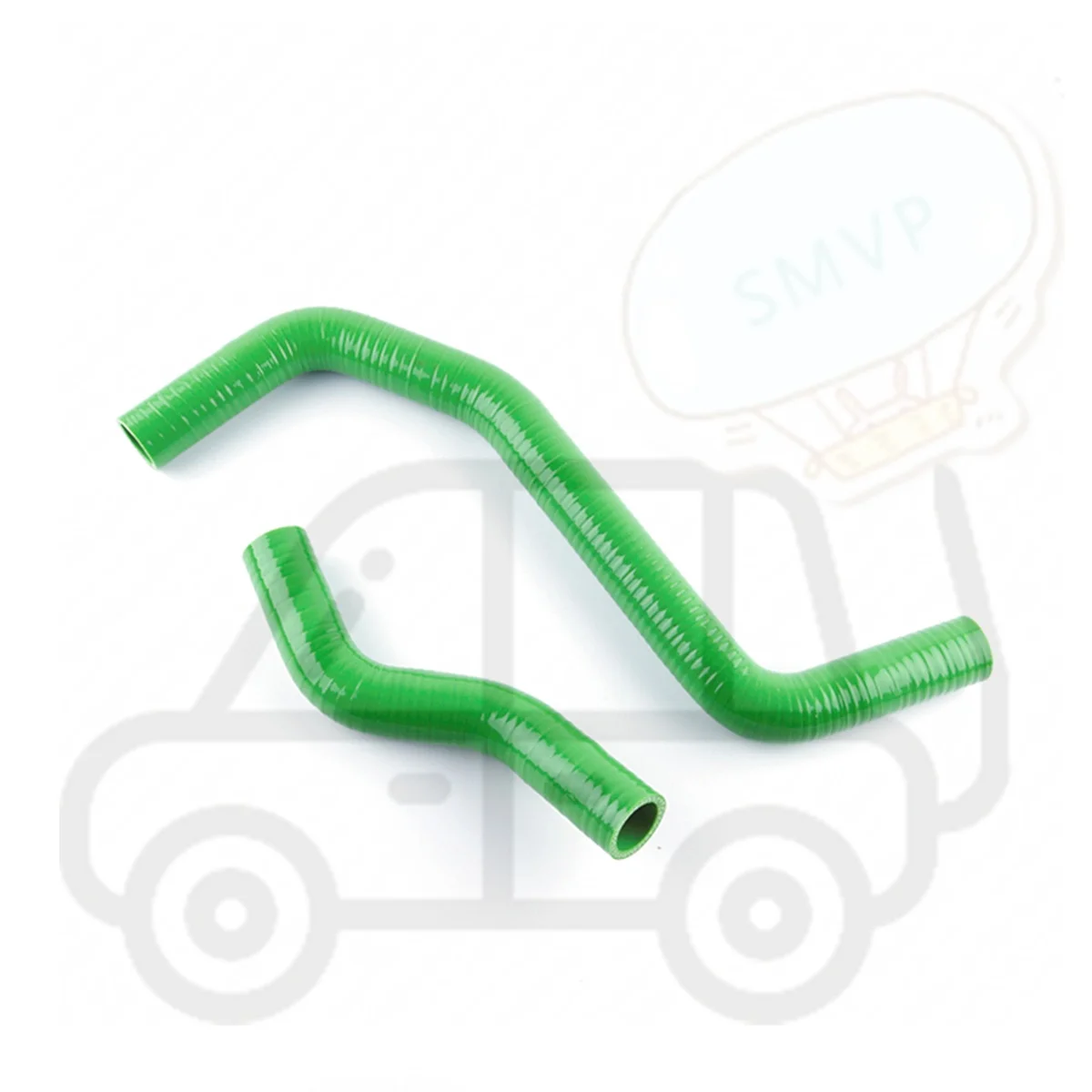 2PCS Silicone Radiator Coolant Hose Kit For 1993-1999 Toyota Celica 6thGen AT200 1.8 ST/SR Replacement Auto Parts Gloss Black