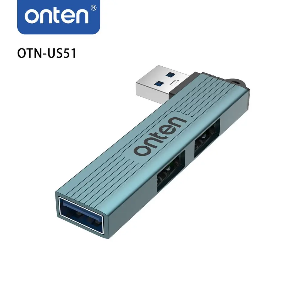 ONTEN 3-in-1 USB HUB USB 3.0/Type-C 3.0 naar 3 USB/Type-C splitter hub, snelheid 5.0Gbps, 3-poorts Type-C hub voor pc, laptop, notebook